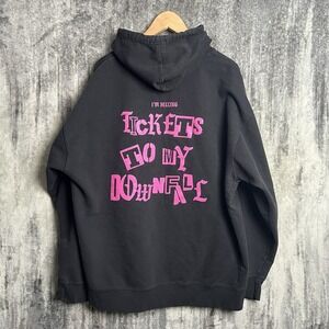 Machine Gun Kelly Hoodie Mens 3XL Black Pink Tickets To My Downfall MGK